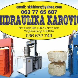 Proizvodnja hidrauličnih mašina Vrnjačka Banja HIDRAULIKA KAROVIĆ