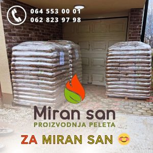 Proizvodnja peleta Ribariće MIRAN SAN