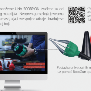 UNA Scorpion – Manžetne, creva interkulera