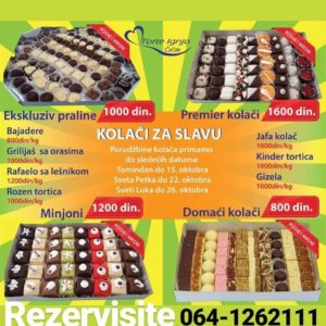 Torte i kolači Ignjo, Čačak