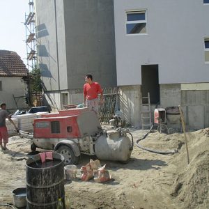 Mašinska izrada cementne košuljice Žabalj Đurđevo KURUŠIĆ
