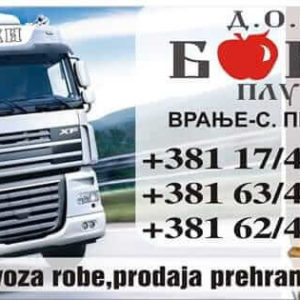 BOKI PLUS – Prevoz i prodaja robe