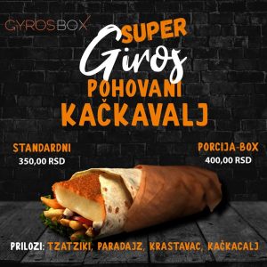 Najbolji giros Niš GYROS BOX