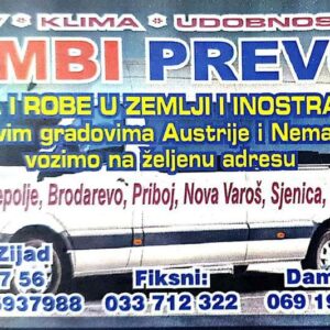 Kombi Prevoz Srbija – EU Prijepolje
