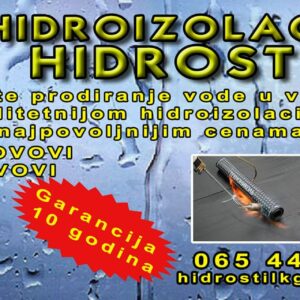 Hidroizolacija HIDROSTIL Kragujevac