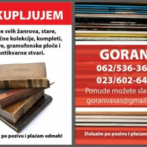 Otkup gramofonskih ploča i knjiga ZRENJANIN