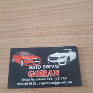 Auto Servis UB – Dijagnostika, mehanika Servis GORAN UB