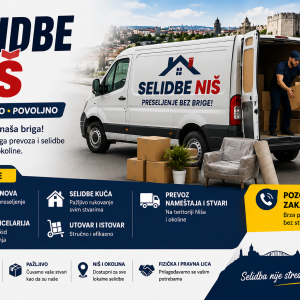 Selidbe Niš – kombi prevoz i selidbe stanova