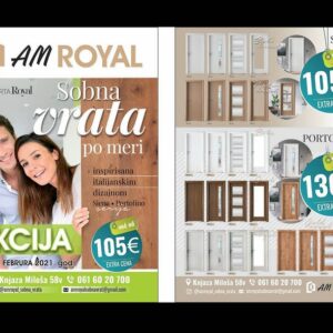 Sobna vrata po meri Arandjelovac AM ROYAL