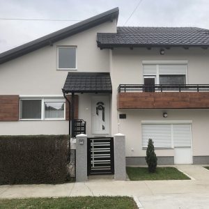 Ugradnja ventilisane fasade fundermax i alubond Temerin MD ALU SISTEM